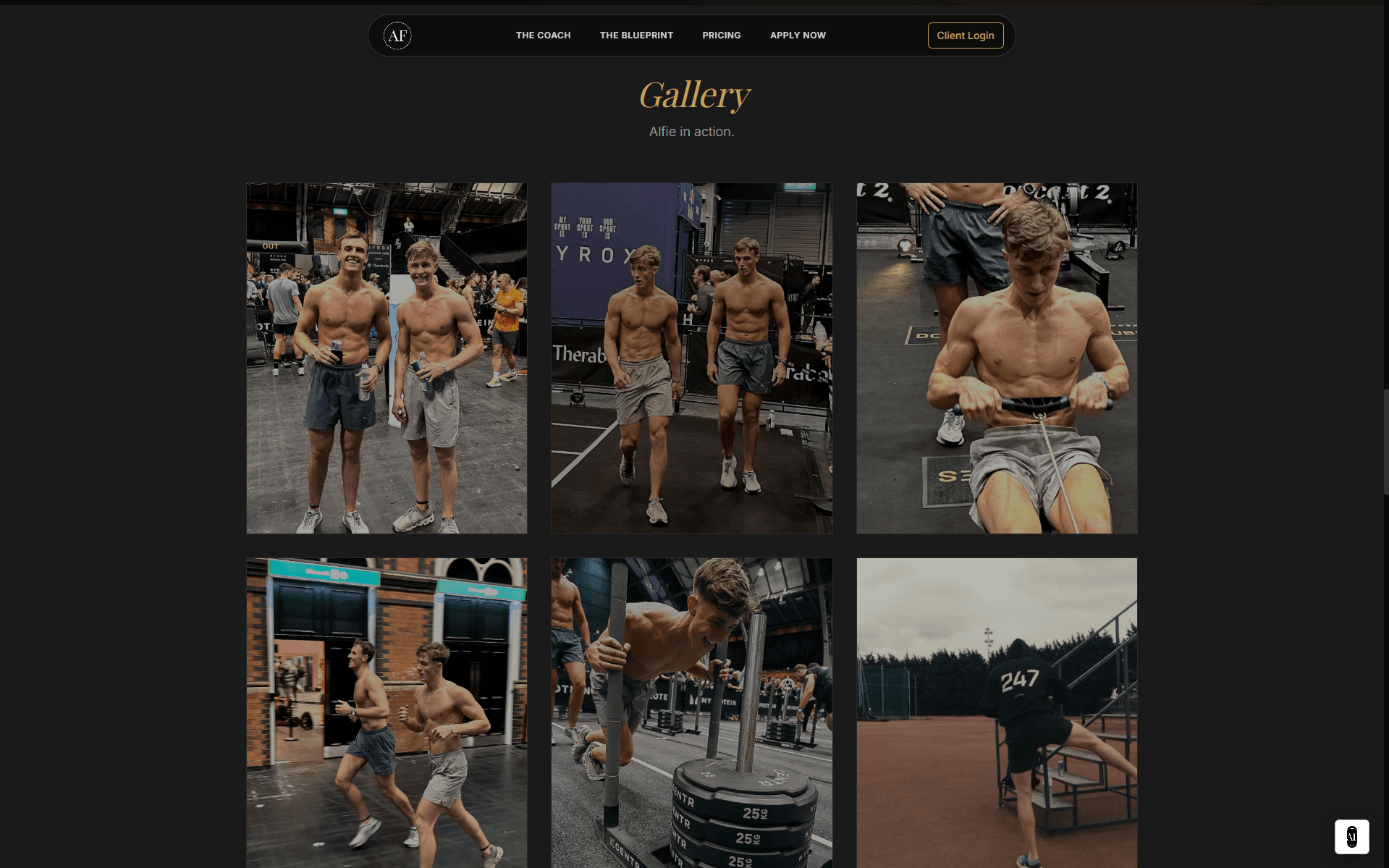 ALFIE - Personal Trainer supporting screenshot 2