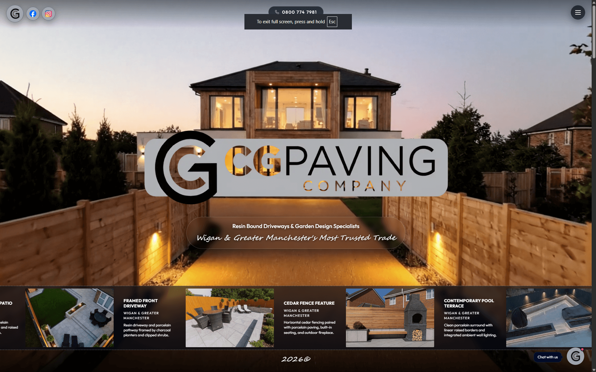 CG PAVING primary screenshot