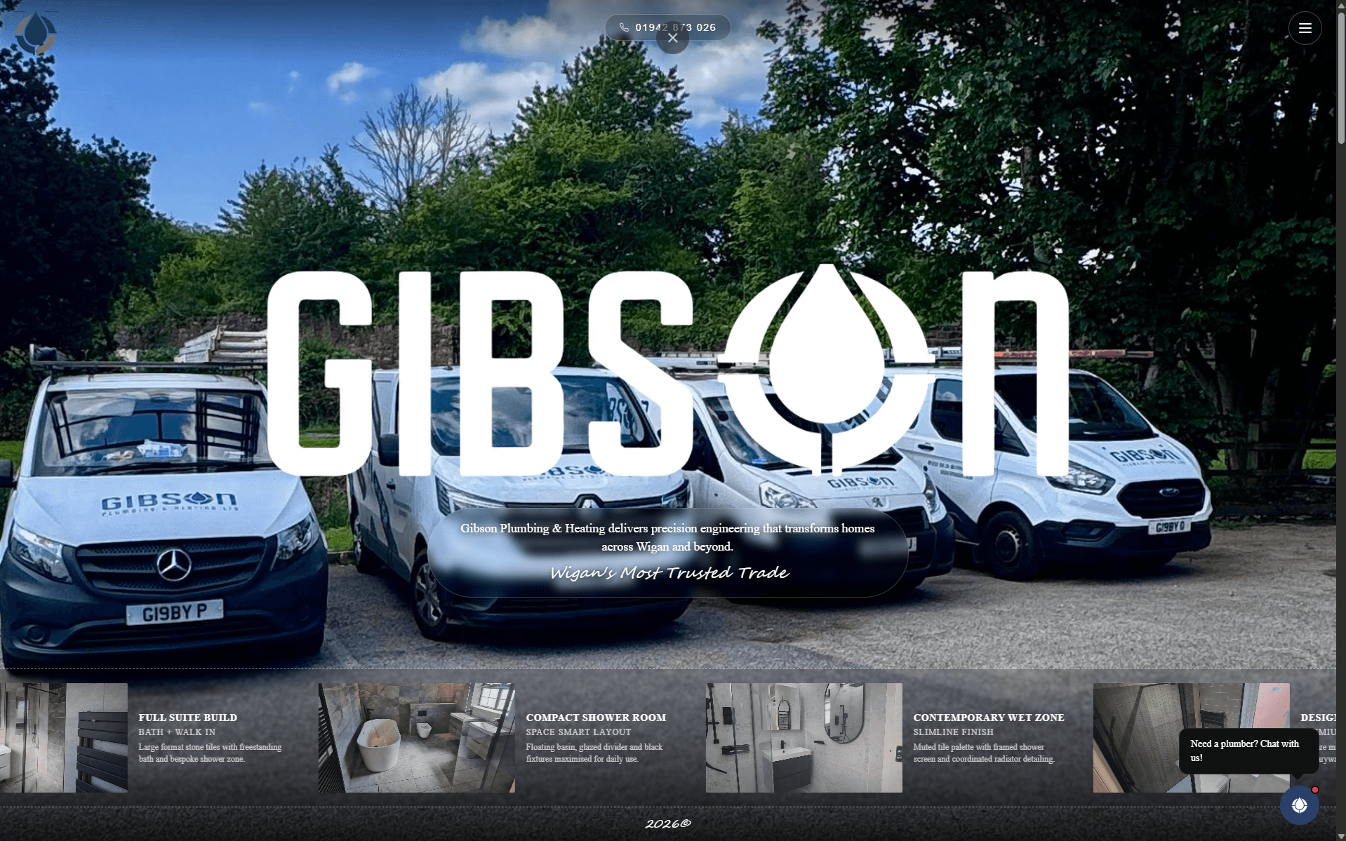 GIBSON PLUMBING primary screenshot