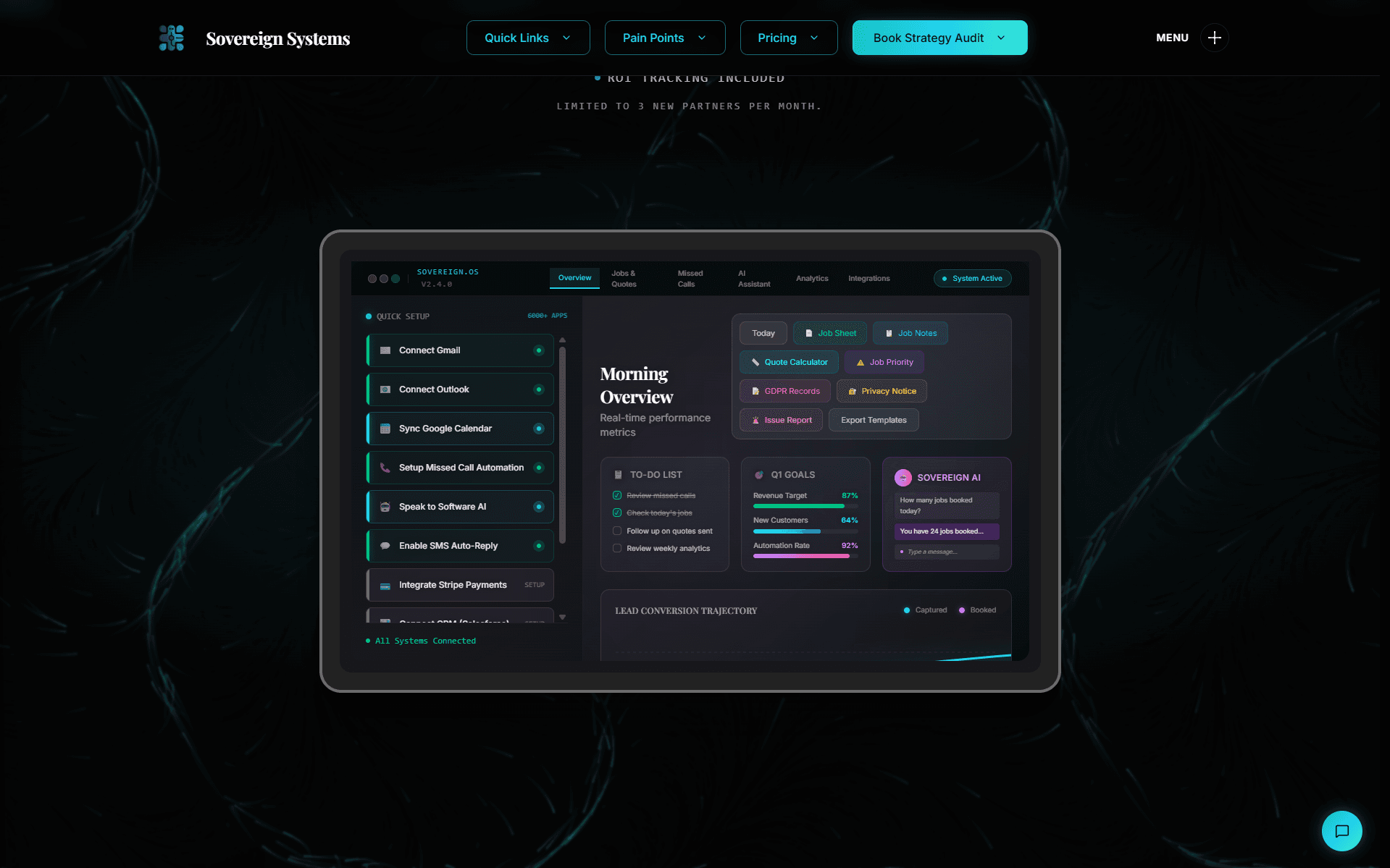 SOVEREIGN SYSTEMS supporting screenshot 1